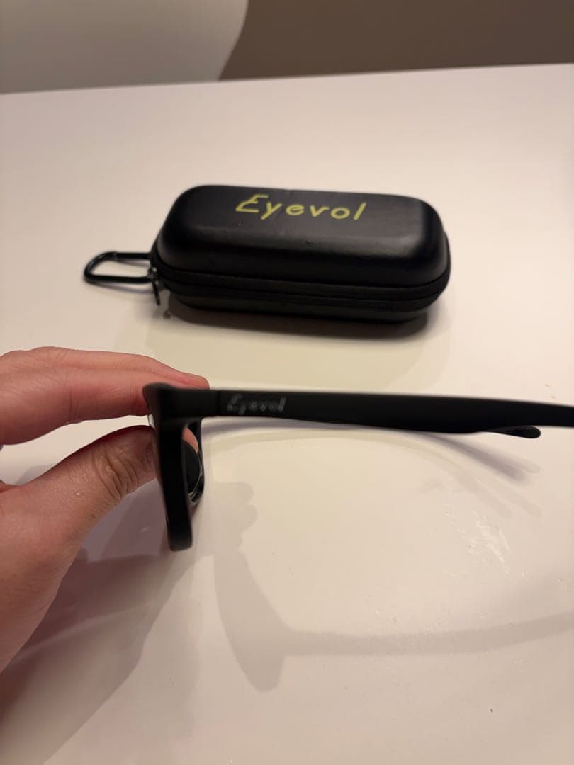 Eyevol(アイボル) HEATH III(53)マットブラック純正ケース付き