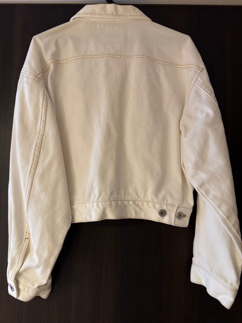 Stussy ホワイト デニムジャケット　レア