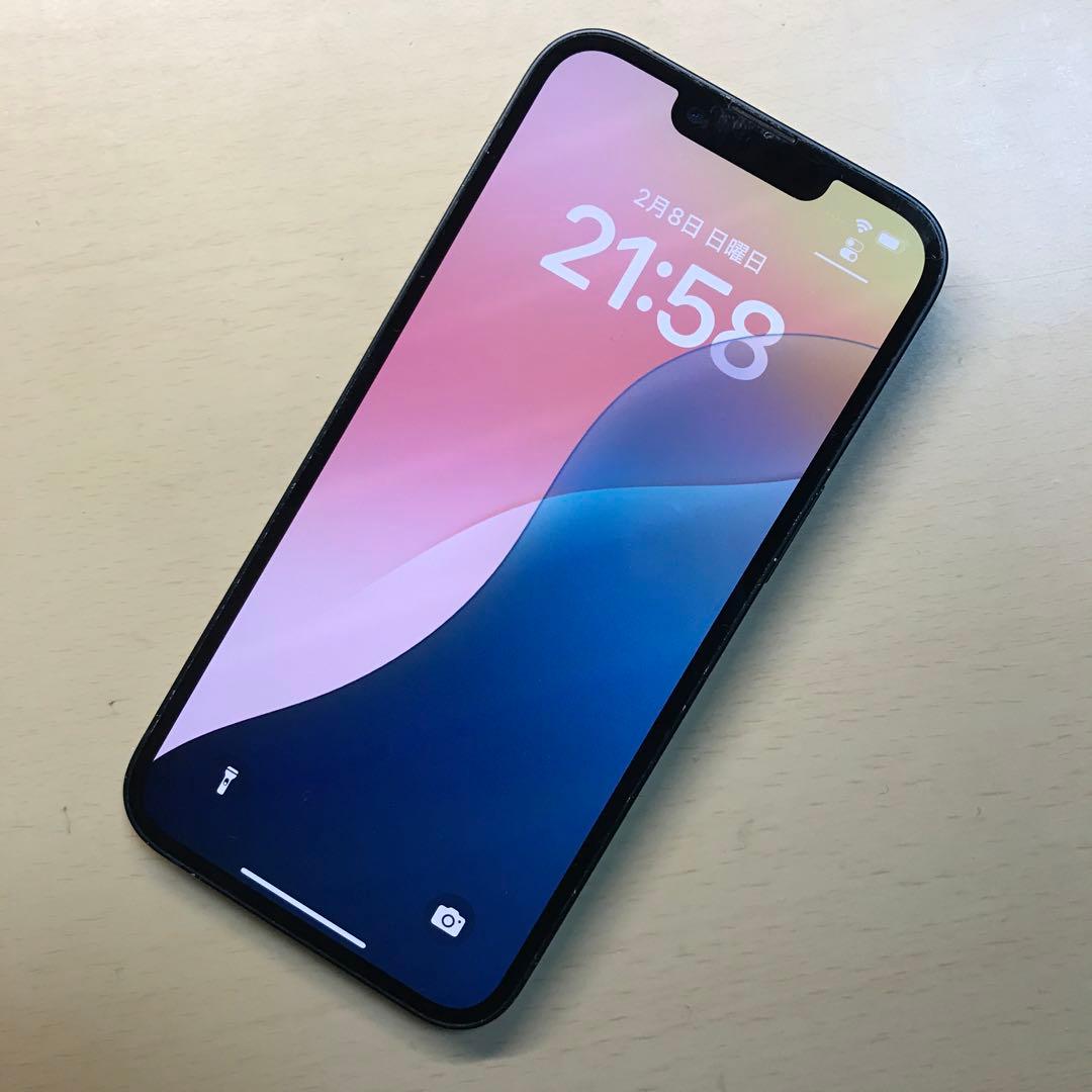 iPhone 13 SIMフリー　128GB 割れなし　バッテリー最大容量84％