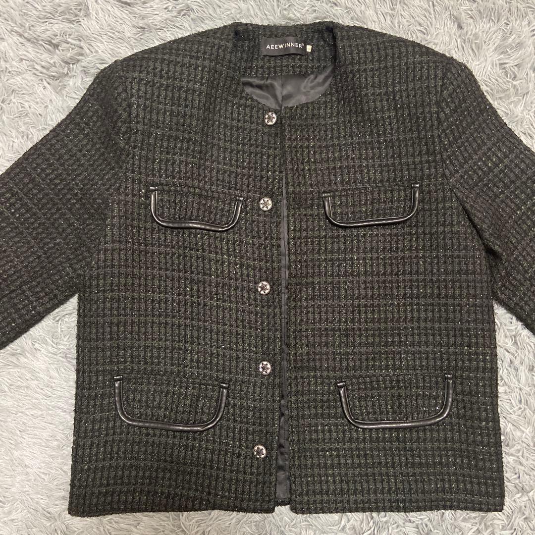 alude select ツイードジャケット