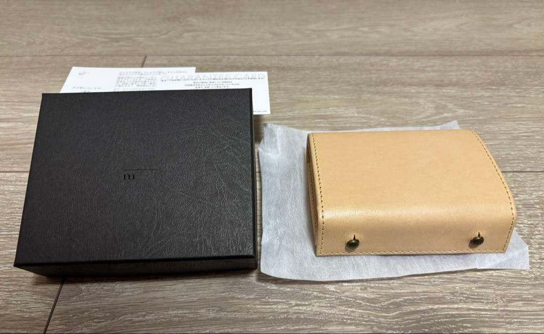 【ほぼ未使用】エムピウ ミッレフォッリエ Ⅱ TAN27 ヌメ タン