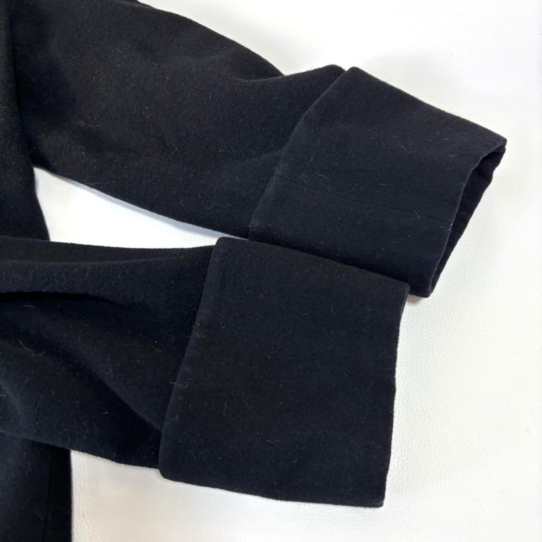 【希少デザイン】クロエ ウールコート ピーコート ジャケット ブラック 40