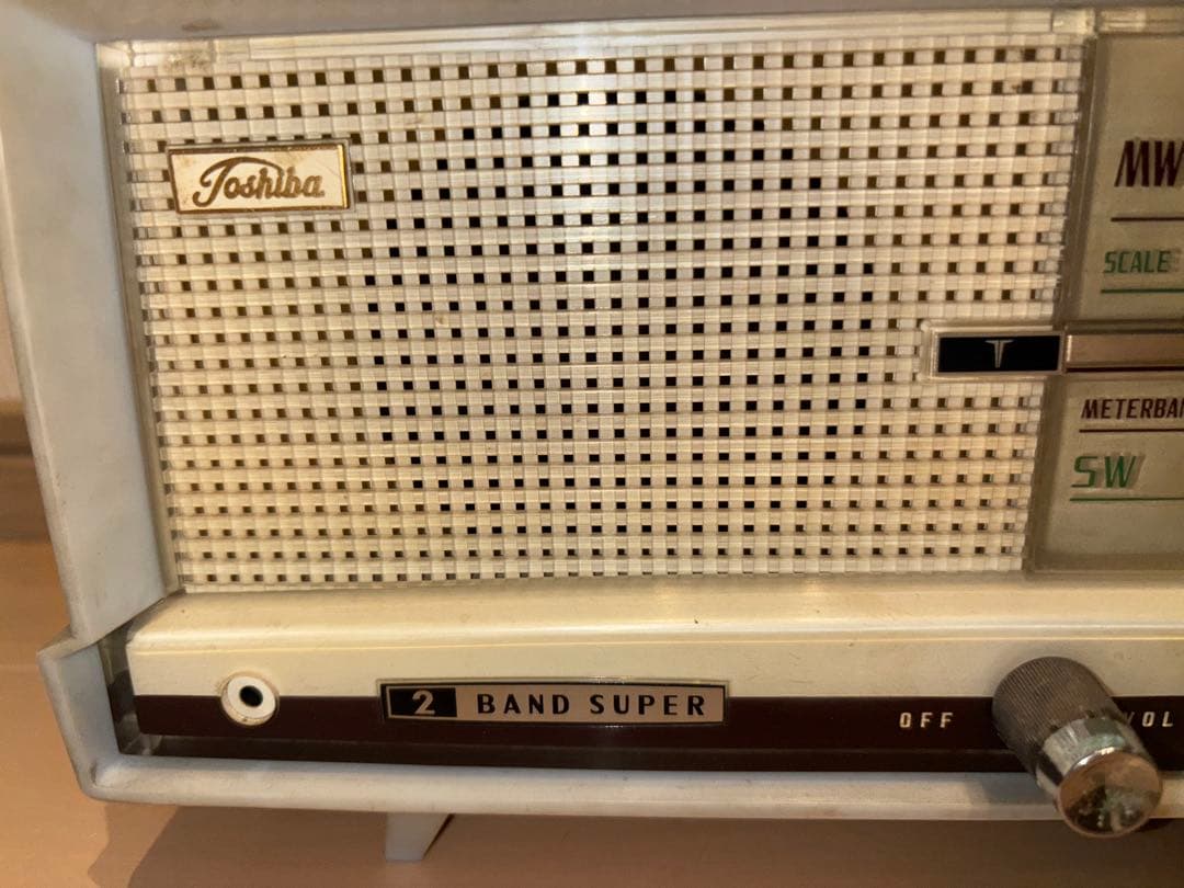 【昭和レトロ】東芝 真空管ラジオ かなりやFS 5UL-428【ジャンク扱い】