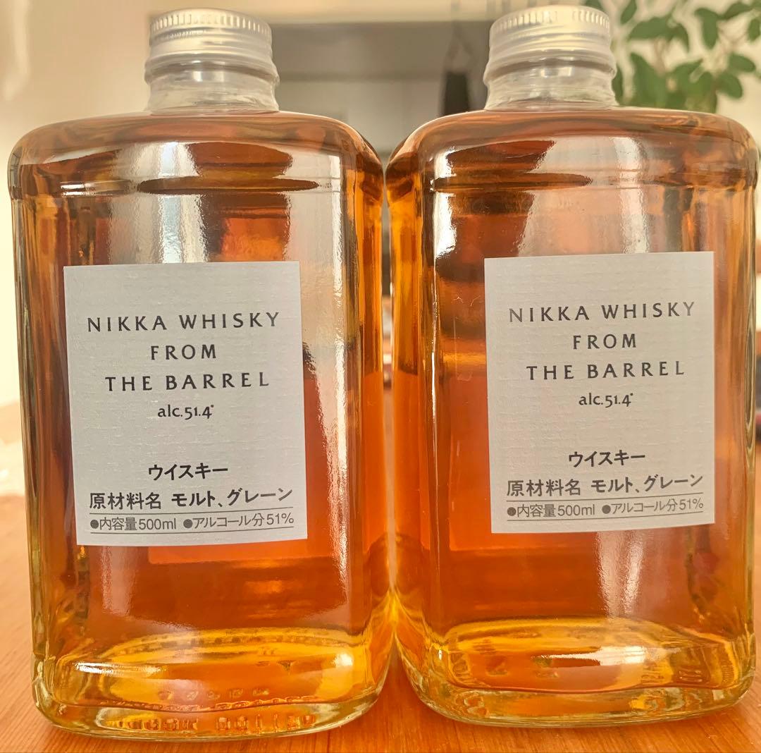 NIKKA FROM THE BARREL ウイスキー 500ml 2本セット