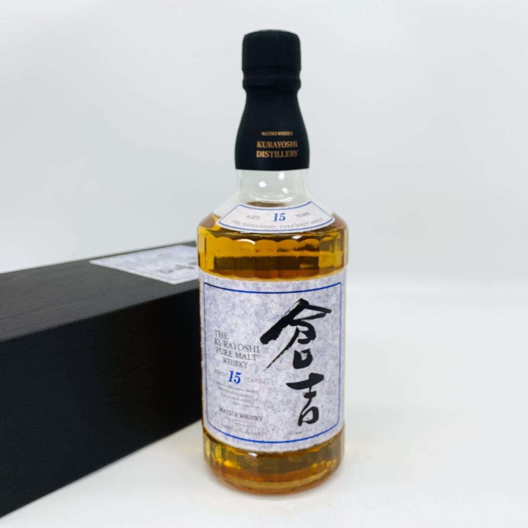 未開封 KURAYOSHI 倉吉 15年 ピュアモルトウイスキー ボックス入り