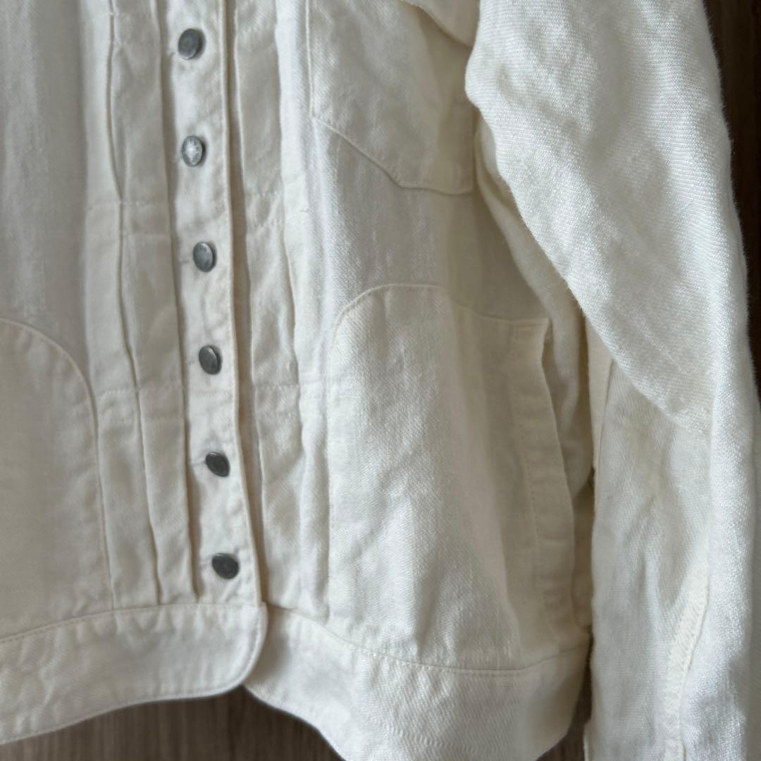 si-si-si comfortリネン　デニムジャケット