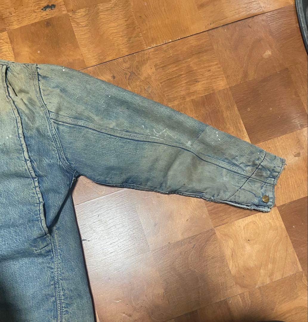 カーハート　チョアコート　デニム ボロ