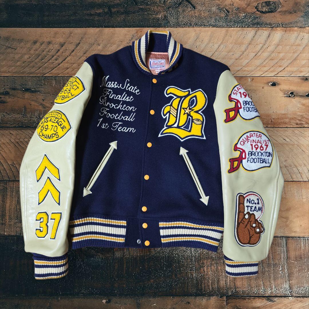 Style Eyes スタジャン 40 袖革 東洋エンタープライズ フルデコ