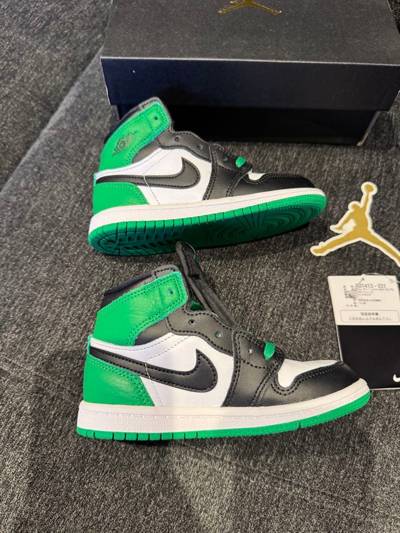 ナイキエアージョーダンCeltics/Black and Lucky Green