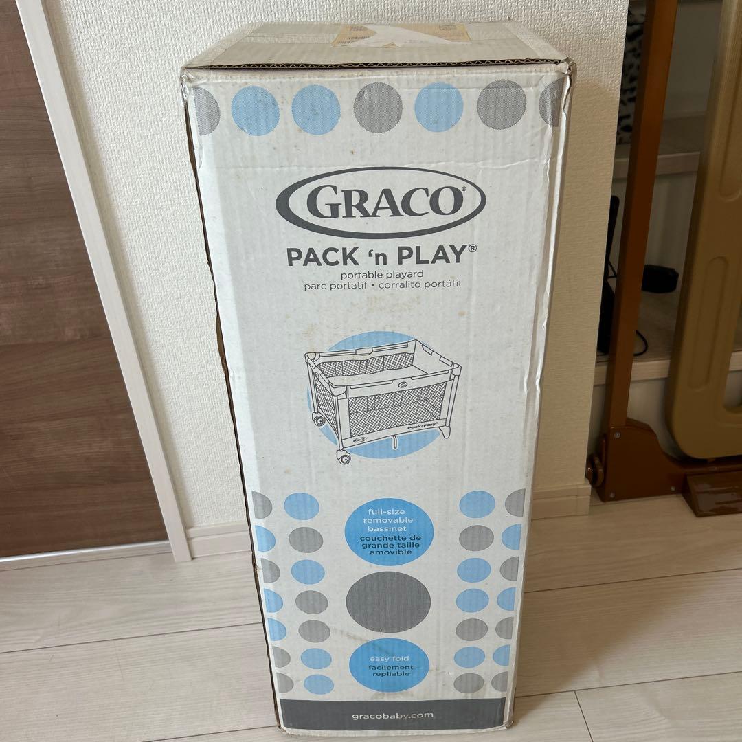 【未使用】プレイヤード ベビーサークル ベビーベッド グレコ GRACO