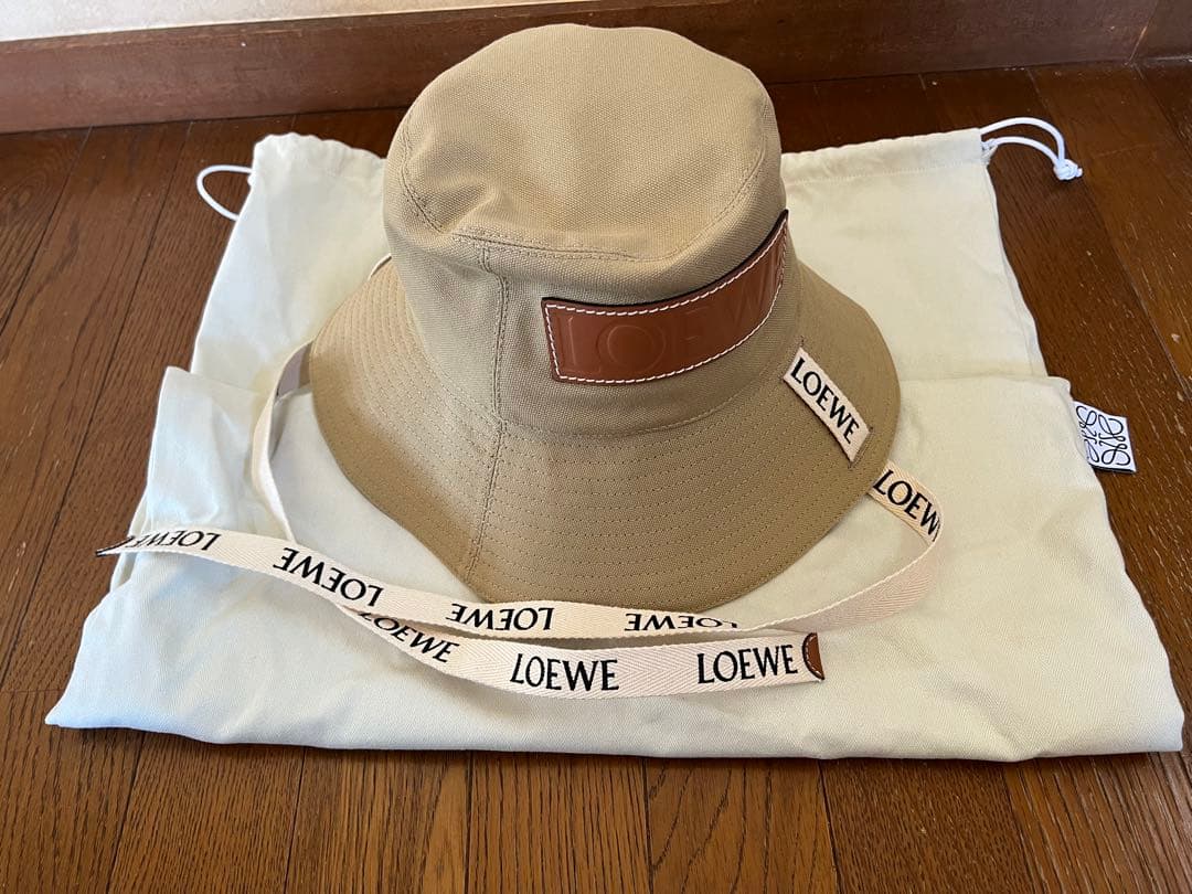LOEWE ロエベ　バケットハット ベージュ サイズ57 バケハ　正規品