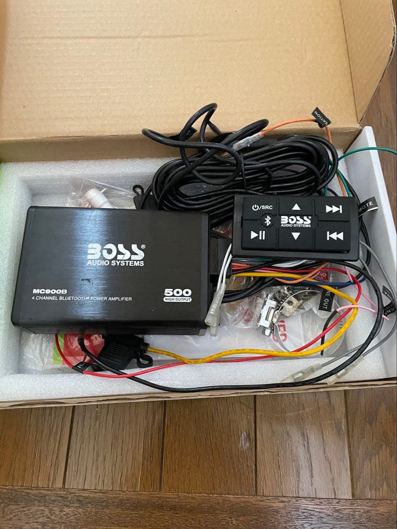 BOSS 500W 防水マリンオーディオ Bluetooth アンプ