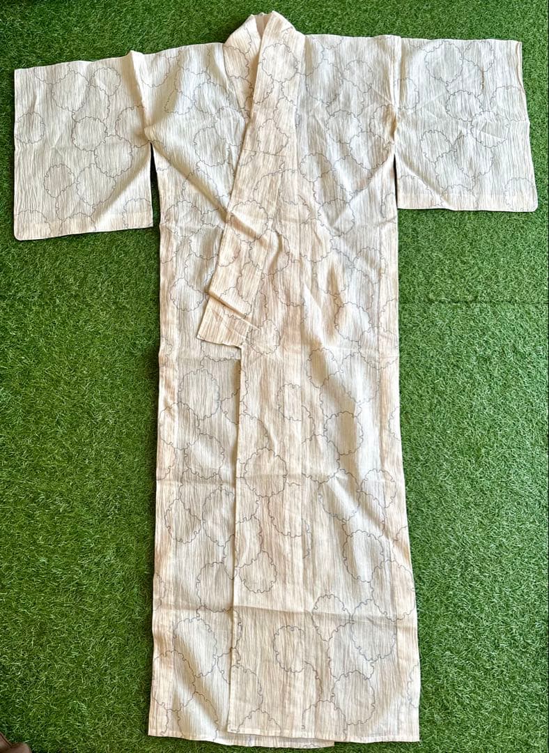 小千谷縮　着物　浴衣