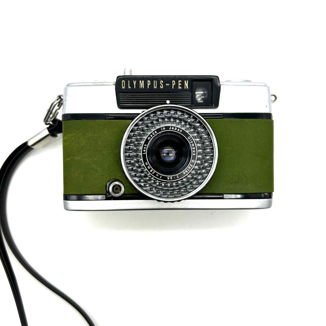 【整備済・完動品】 OLYMPUS PEN EE-3 オリーブ