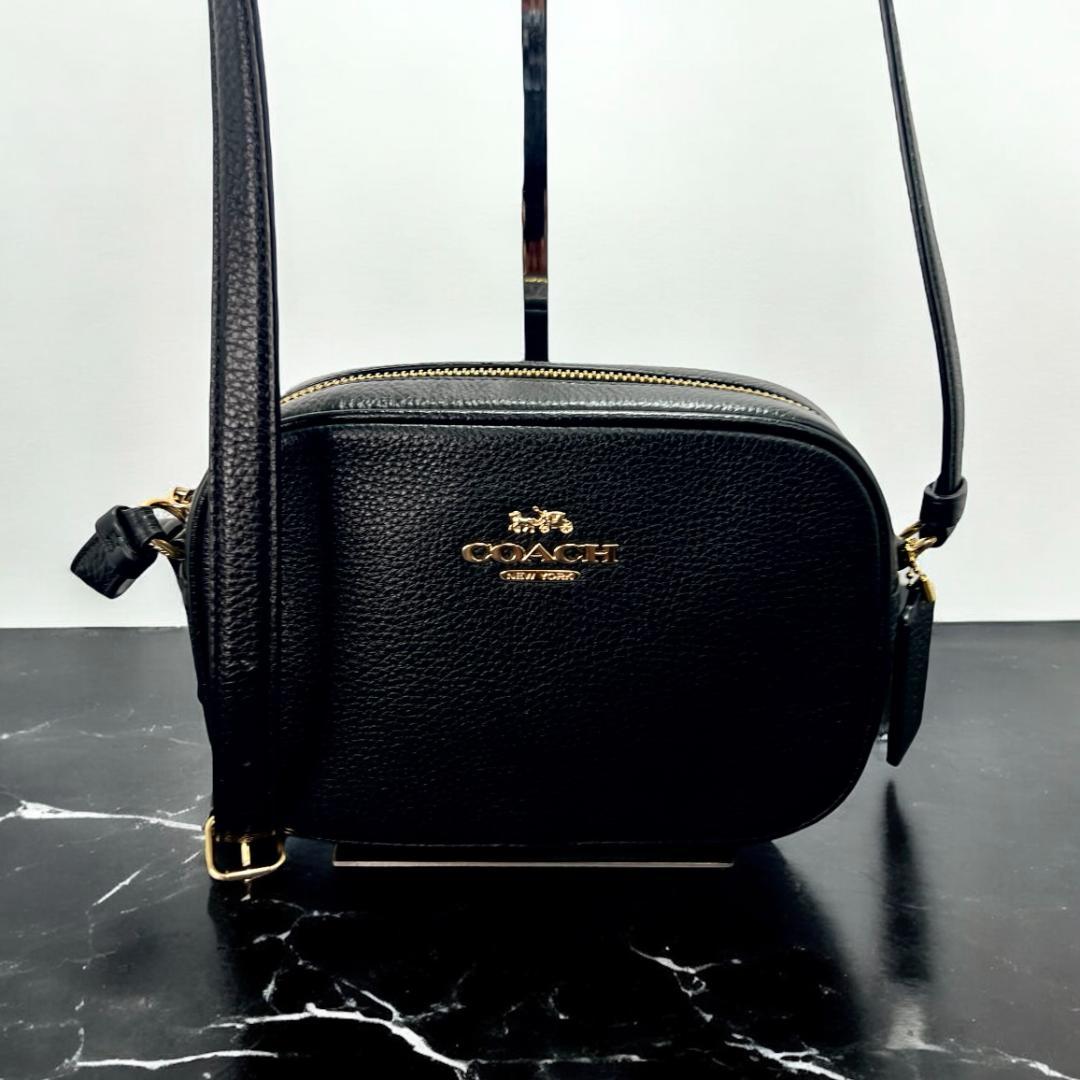 ✨正規品＆超美品‼️✨ コーチ ミニジェイミー 斜め掛け カメラバッグ ブラック
