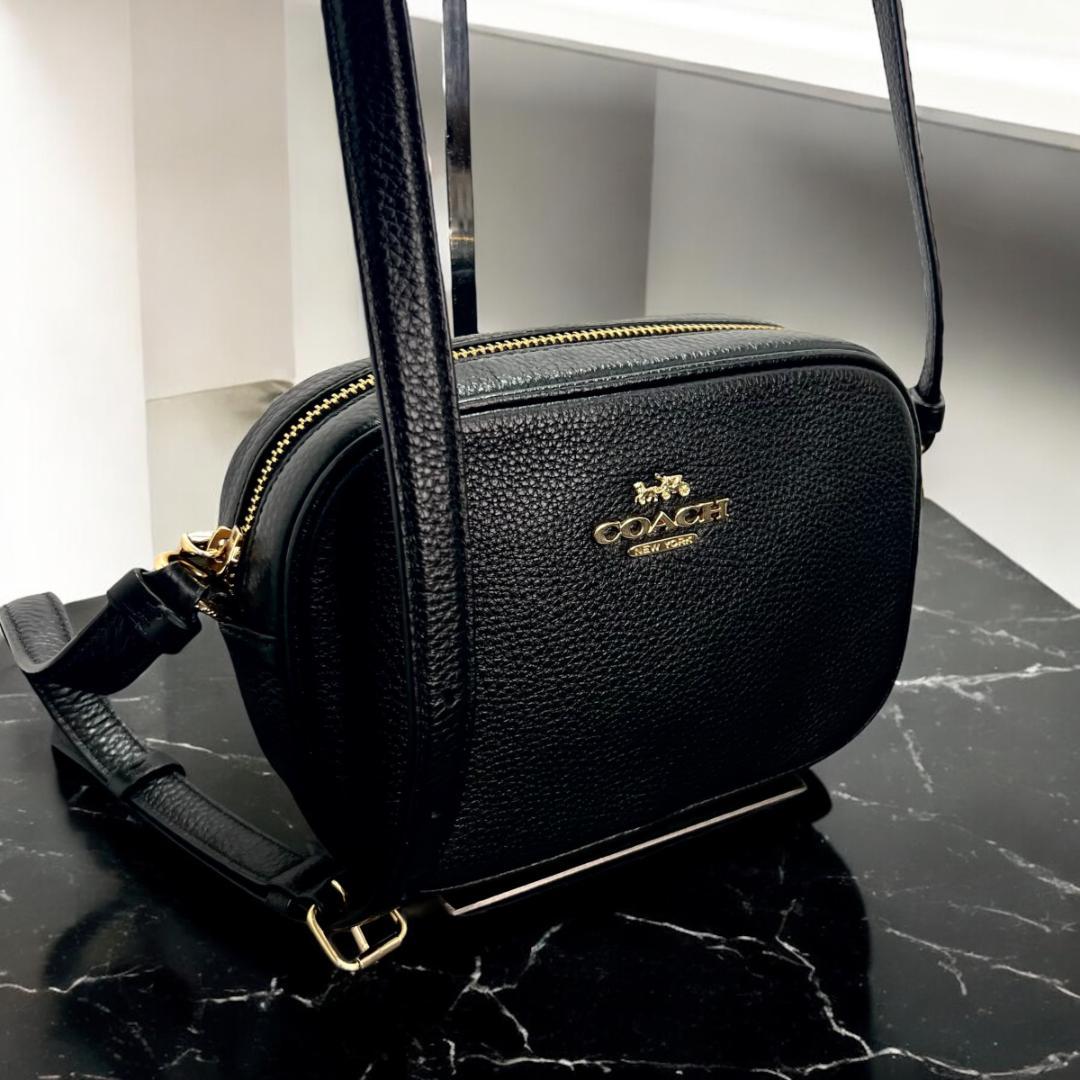 ✨正規品＆超美品‼️✨ コーチ ミニジェイミー 斜め掛け カメラバッグ ブラック