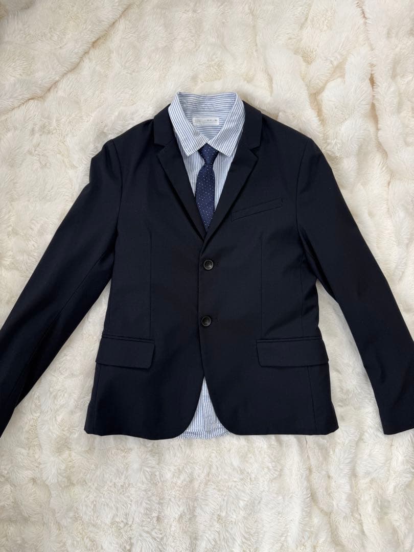 ZARA ネイビー フォーマルスーツ 164センチ
