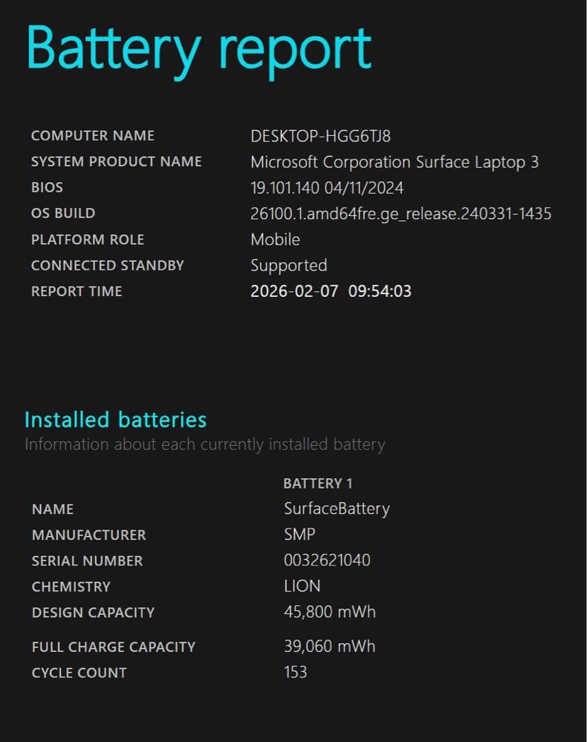 Surface Laptop 3 /256GB/初期化済み