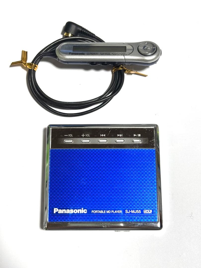 2点セットPanasonic MDプレーヤー SJ-MJ55 動作品