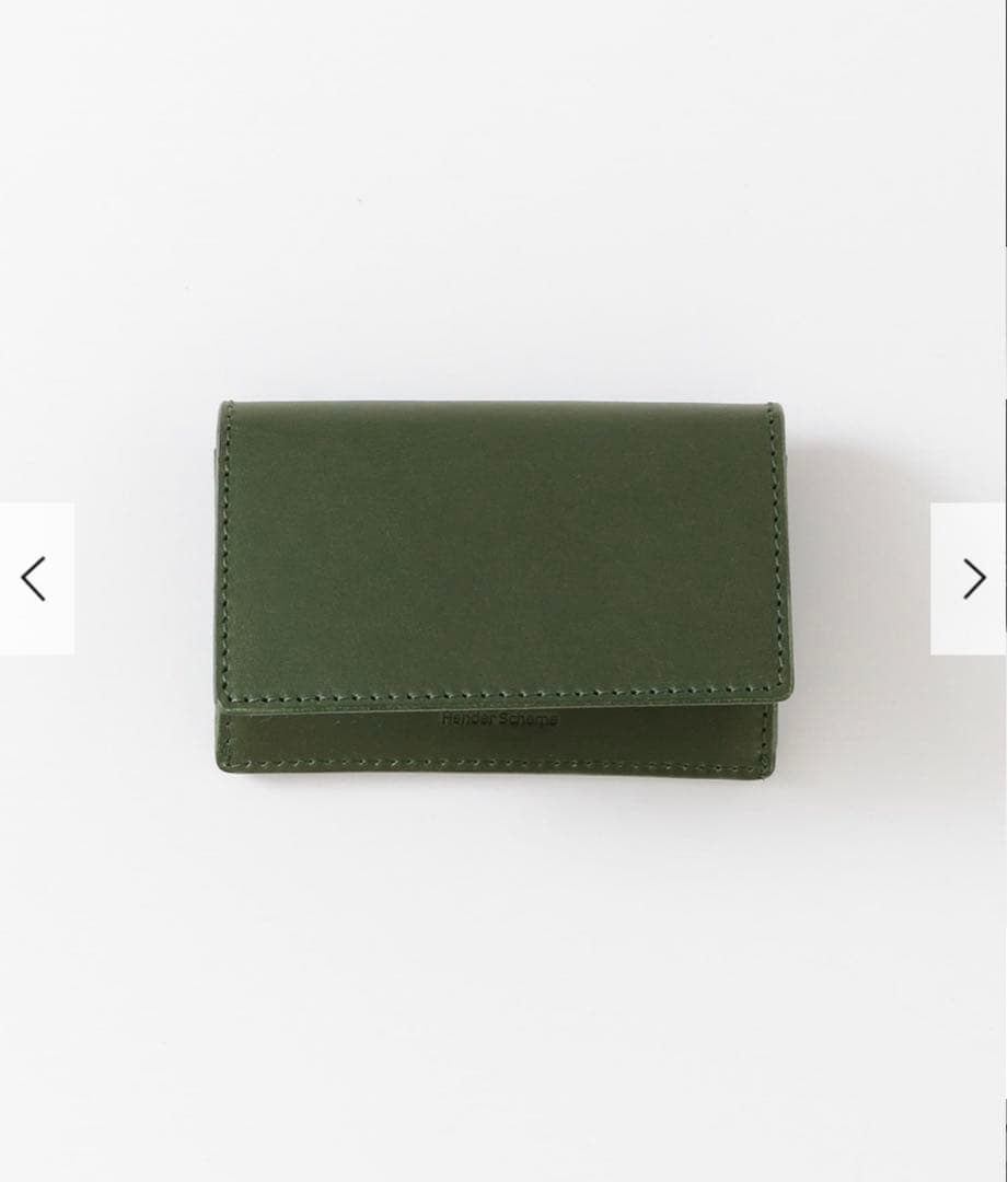 Hender Scheme 名刺入れ　カードケース　グリーン