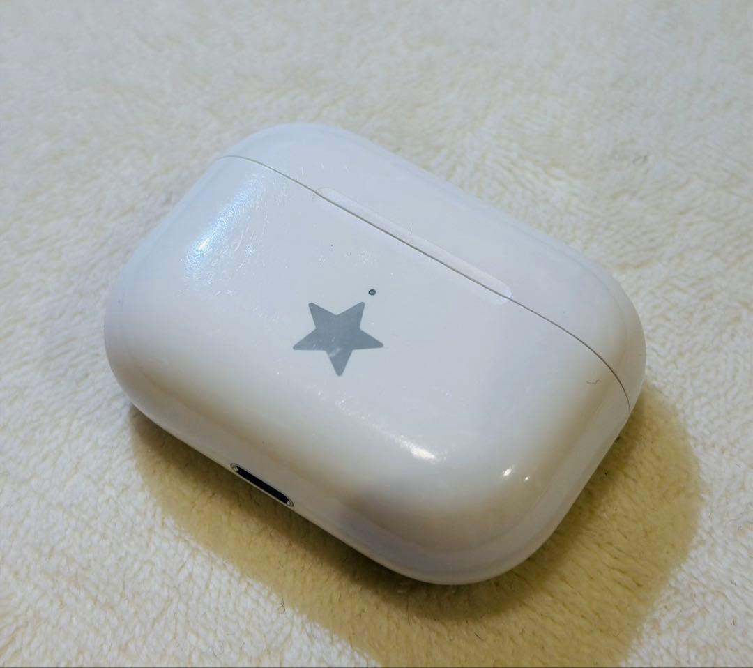 AirPods Pro ワイヤレスイヤホン 星柄　完動品