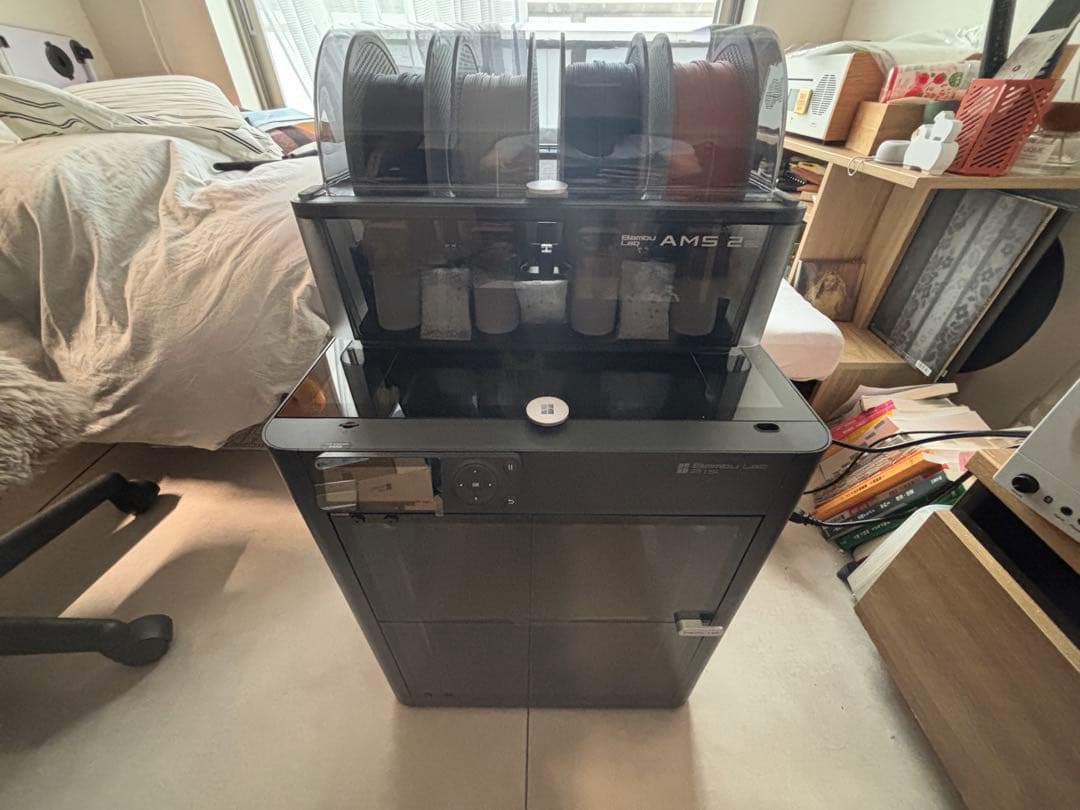 【ほぼ新品】Bambu lab P1S+ams 2 pro 21時間稼働おまけ付