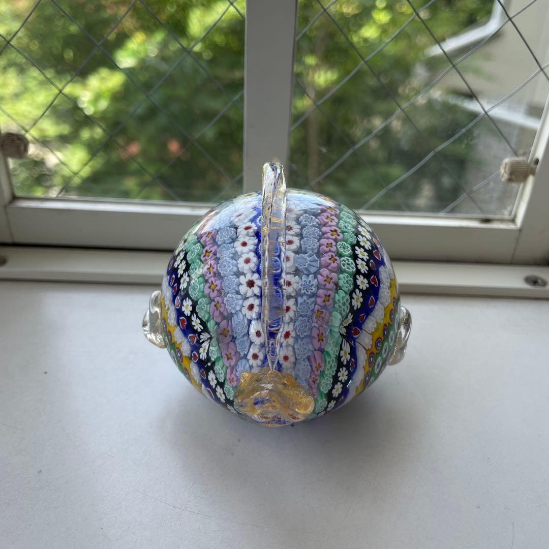 レア　ムラーノ　ベネチアンガラス　ミルフィオリ　魚