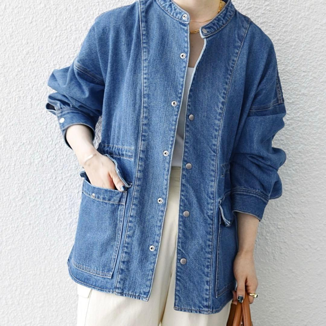 SHIPS any デニム　ワークジャケット　美品