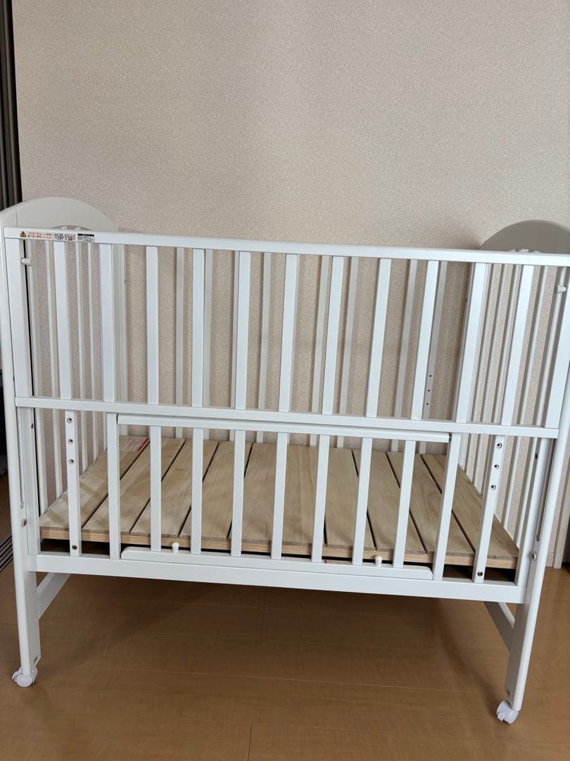 KATOJI ハイポジション　ベビーベッド ホワイト