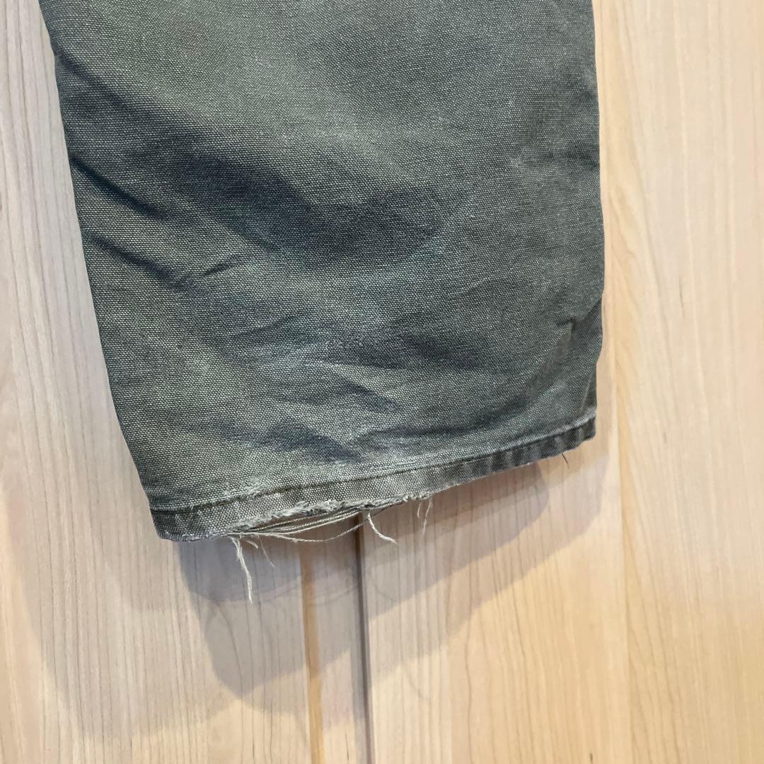 Carharttダブルニー B136 MOS W33L34　人気のモスグリーン