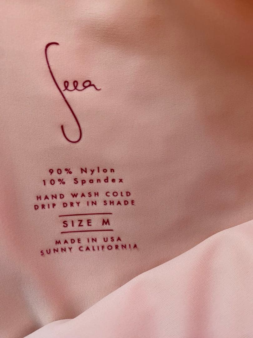 Seea シーア　新品未使用ビキニセットアップ　オレンジ