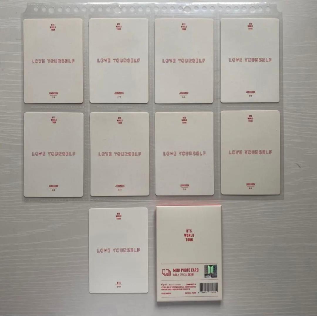 BTS LOVE YOURSELF ソウルコン ミニフォト ジョングク コンプ