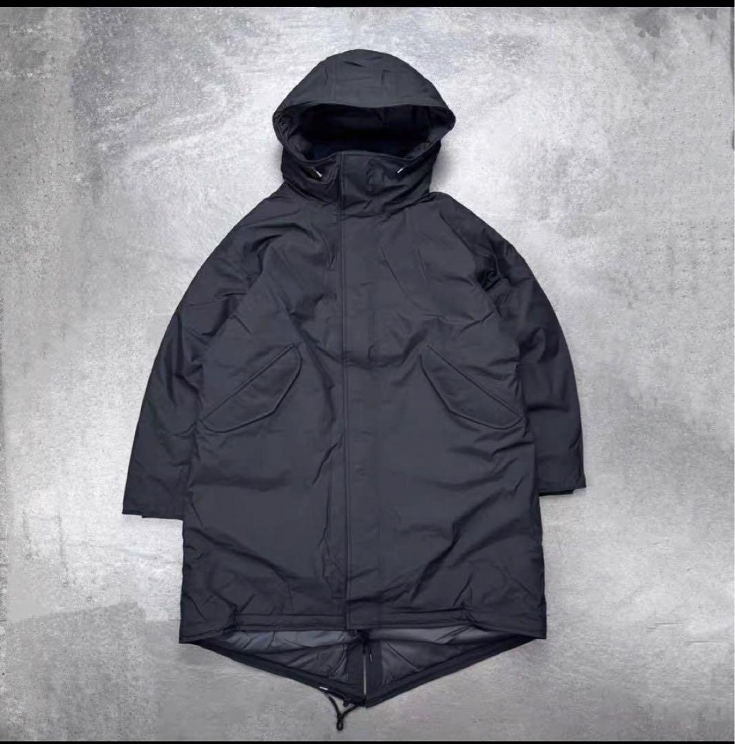 ジャケット・アウター nanamica GORE-TEX Long Down Coat BLACK L