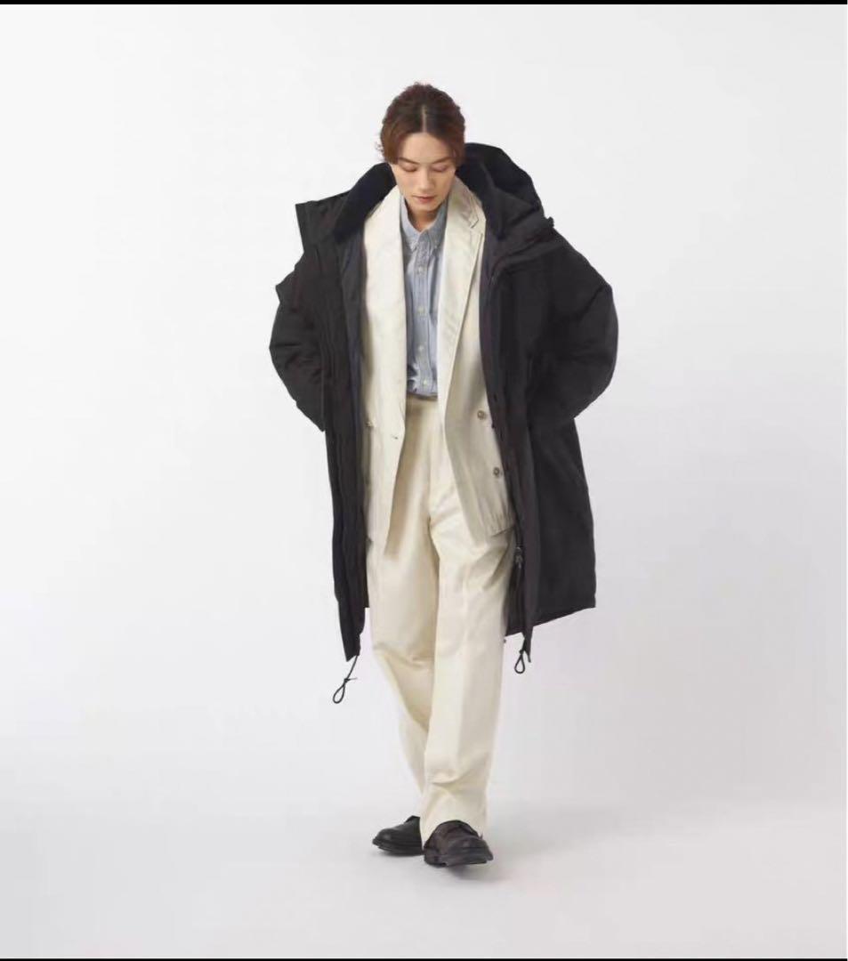 ジャケット・アウター nanamica GORE-TEX Long Down Coat BLACK L