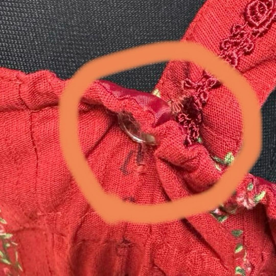 Innocent World♥︎赤ずきん柄ヨークレースJSK＆フードケープ 赤