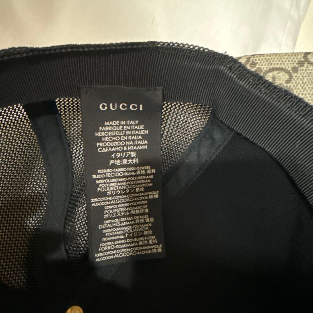 GUCCI トラ刺繍 キャップ