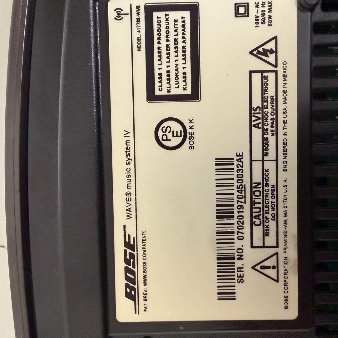 ラジオ・コンポ BOSE Wave SoundTouch Music System IV