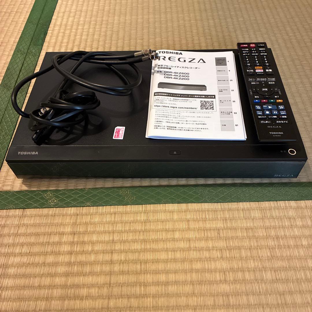 DBR-4KZ400 東芝ブルーレイディスクレコーダー