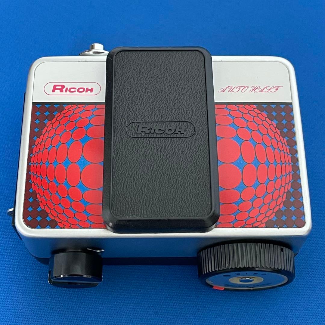☆リコーオートハーフEレッド☆完動美品！☆