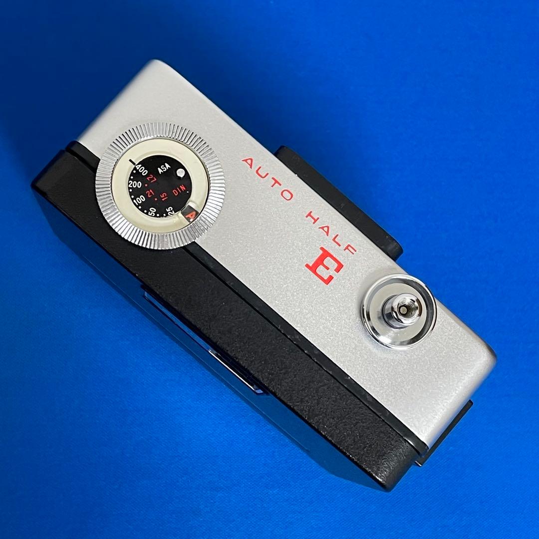 ☆リコーオートハーフEレッド☆完動美品！☆