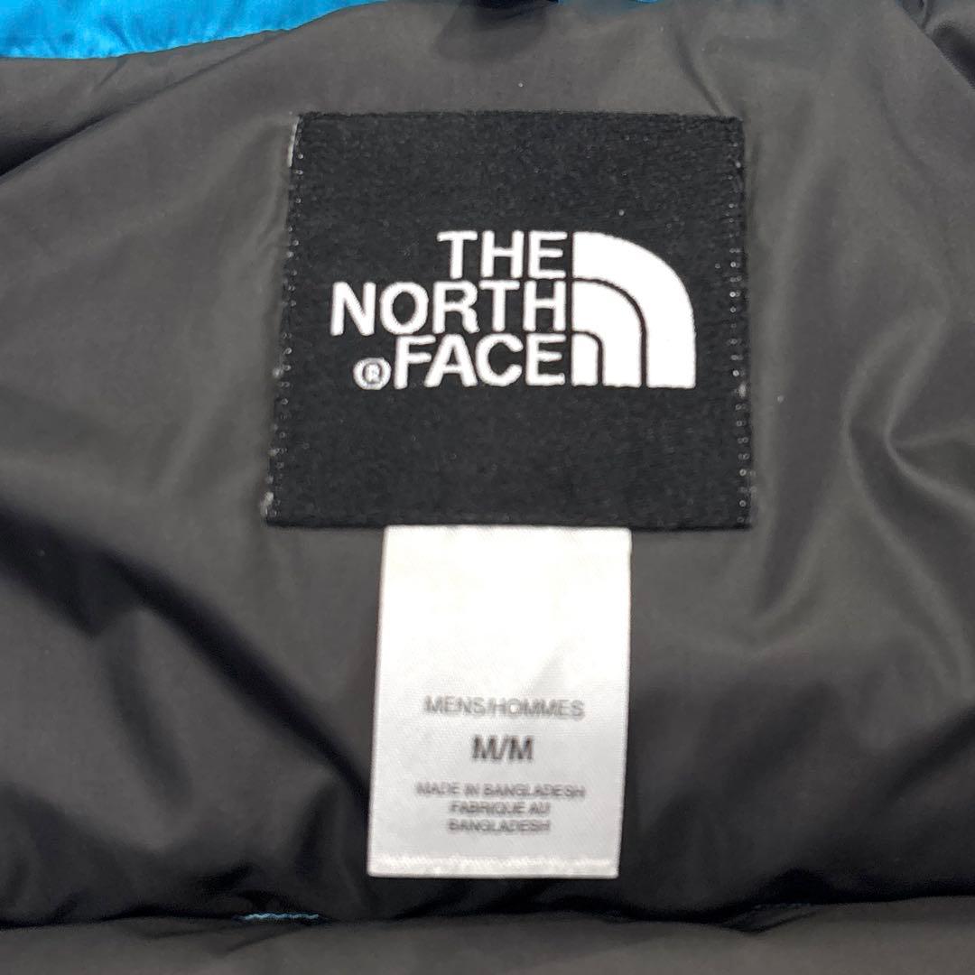 【センターロゴ/希少色】ノースフェイス　ヌプシ　ベスト　700FP　ダウン　水色