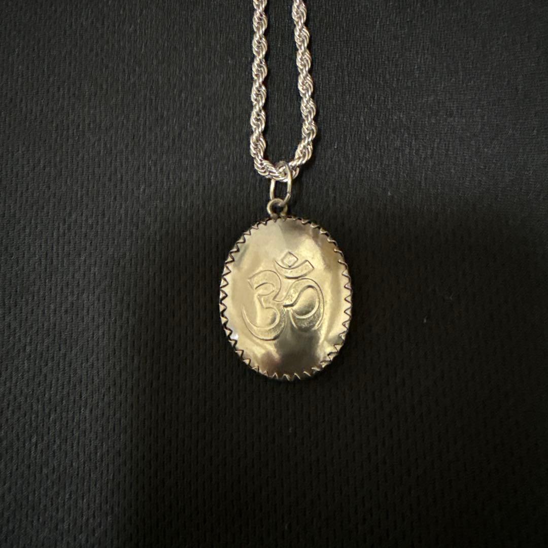 ガネーシャ（ピンク）オームペンダント藤井風ネックレスお風呂チェーン他おまけ付き