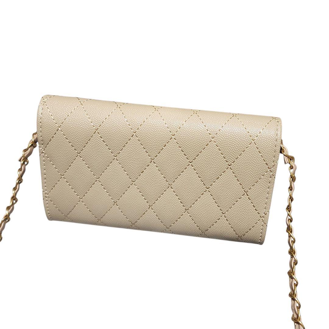 チ*コ様 CHANEL　長財布　チェーンウォレット　キルティング　ノベルティ