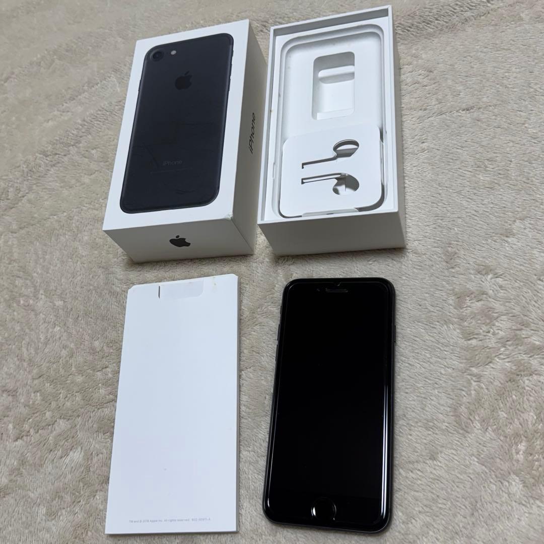 iPhone7 Black 128GB au WiFiモデル SiMフリー 黒