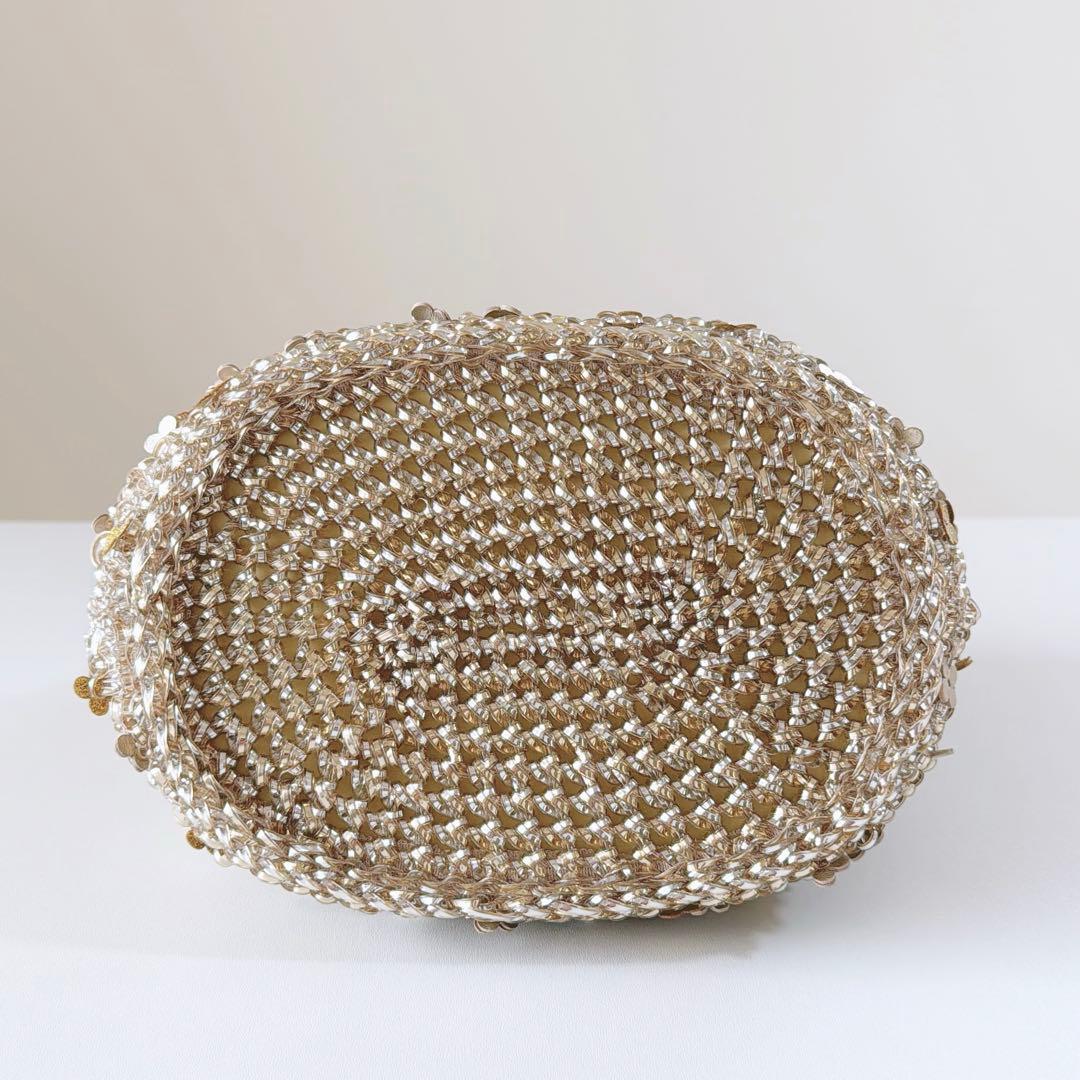 現行品　未使用　アンテプリマ　フィオリトゥーラ　バスケット　シルバーゴールド