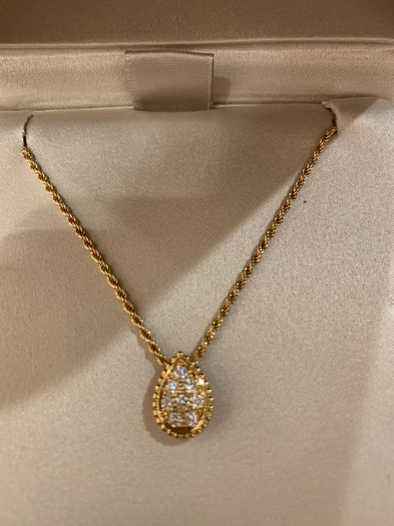 【ブシュロン】セルパンボエム ダイヤ ペンダント スモールYG 18K