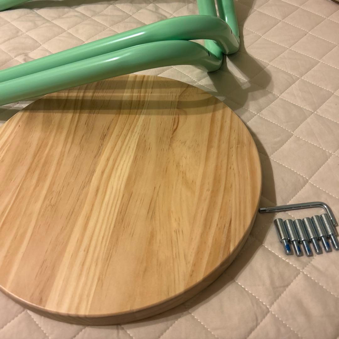 ドムステン　IKEA スツール　パステルグリーン　ミントグリーン　廃盤色　希少