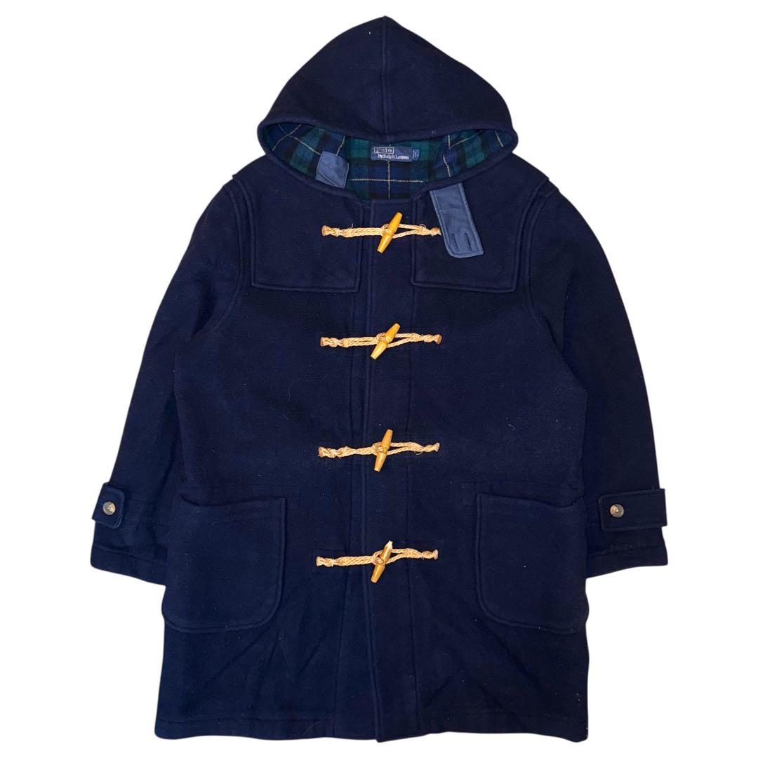 ジャケット・アウター Polo Ralph Lauren Navy Wool Duffle Coat