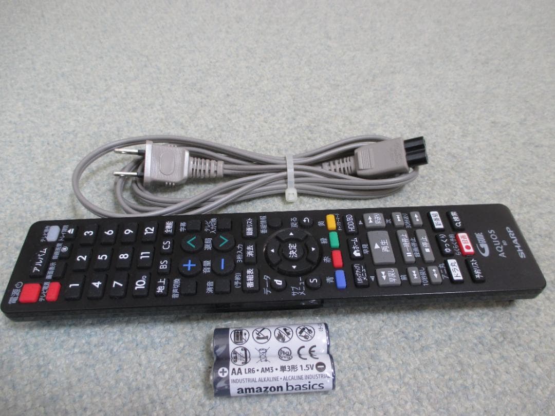 美品☆シャープ 2番組同時録画 ブルーレイレコーダー BD-W580