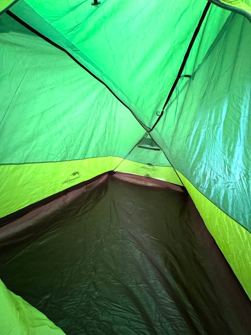 Naturehike テント Hiby3 3人用　グリーン　グランドシート付き